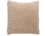Dekoračný chlpatý vankúš Jane 45x45 cm, krémový%