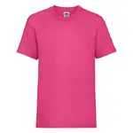 Rżóowy t-shirt children's cotton Fruit of the Loom