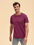 Burgundy Men's T-shirt Valueweight Fruit of the Loom