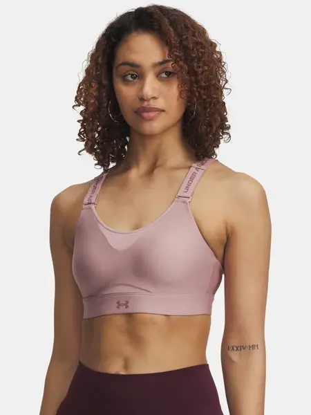 Dámská podprsenka Under Armour UA Infinity High 2.0 Bra-PNK - Dámské