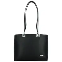 Dámska kabelka na rameno čierna - Delami Velvet Touch