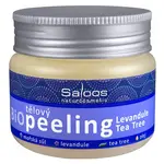SALOOS Bio Telový peeling Levanduľa & Tea Tree 140 ml