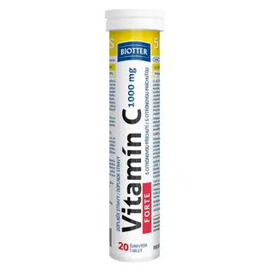 BIOTTER Vitamín C FORTE šumivé tablety 20 ks