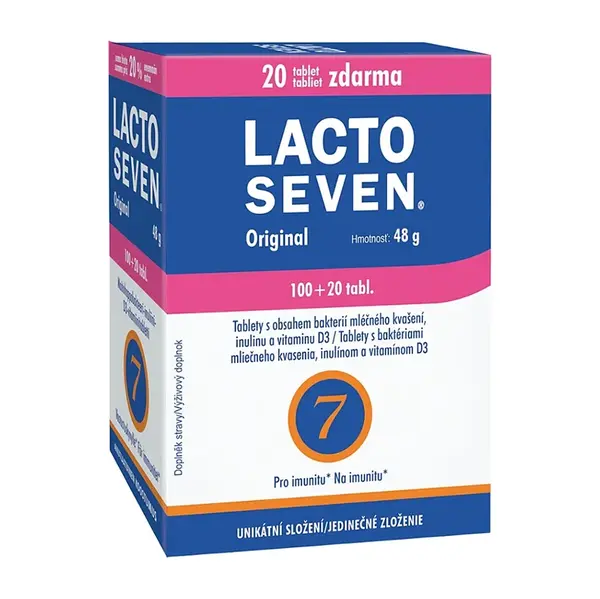 VITABALANS Lactoseven 100 tabliet + 20 tabliet ZADARMO