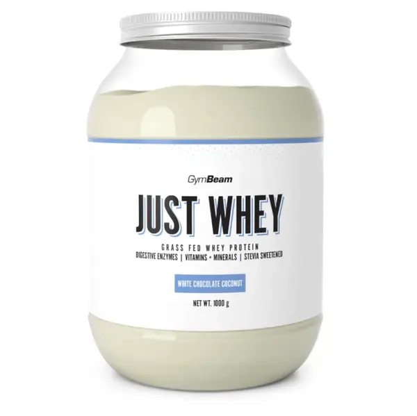GYMBEAM Just Whey Proteín príchuť biela čokoláda kokos 1000 g