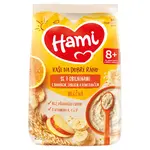 HAMI Mliečna kaša so 7 obilninami s banánom, jablkom a pomarančom na Dobré ráno 8m+ 210 g