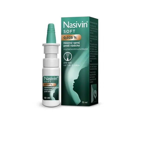 NASIVIN SOFT 0,025 % nosový sprej 10 ml