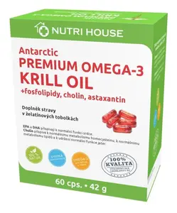 Nutrihouse Premium Omega 3 Krill Oil 60 kapslí