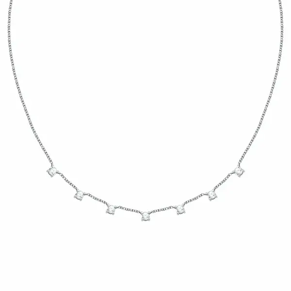 Morellato Stříbrný dámský náhrdelník s kubickými zirkony Tesori SAIW290
