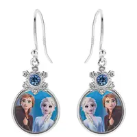 Disney Půvabné visací náušnice Anna a Elsa Frozen ES00018SRML.CS