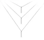 Troli Trojitý ocelový náhrdelník s přívěsky