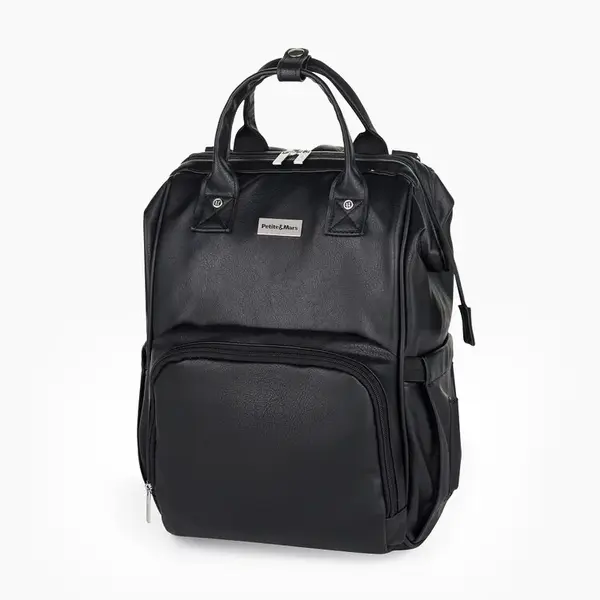 PETITE&MARS Taška/Batoh přebalovací na kočárek Jasper Absolute Black