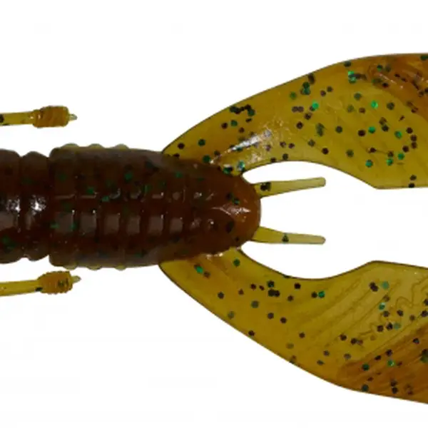 Gunki gumová nástraha boogie craw pumpkin green flake 8 ks-9 cm 8,2 g