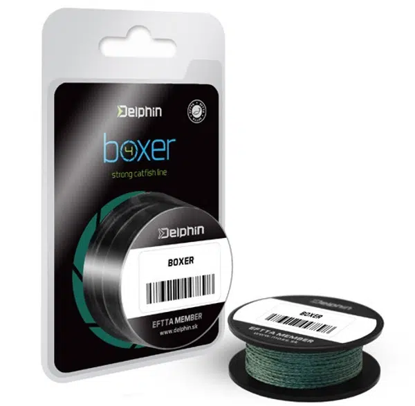 Delphin návazcová šňůrka boxer zelená 10 m-průměr 0,50 mm / nosnost 41,7 kg