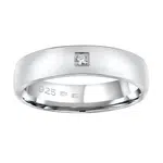 Silvego Snubní stříbrný prsten Poesia pro ženy QRG4104W 59 mm