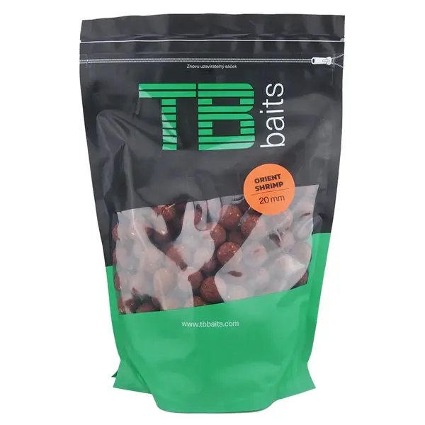 Tb baits boilie orient shrimp - 2,5 kg 20 mm
