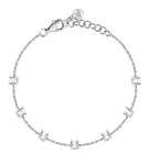 Morellato Stříbrný náramek s čirými kubickými zirkony Tesori SAIW292