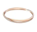 Swarovski Třpytivý bronzový náramek Twist 5620552 5,8 x 5,2 cm
