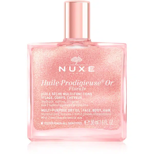 Nuxe Huile Prodigieuse Or Florale multifunkční suchý olej se třpytkami na tvář, tělo a vlasy 50 ml