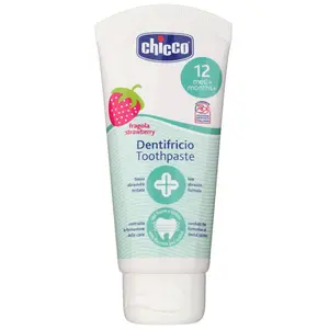 Chicco Oral Care Toothpaste zubní pasta pro děti příchuť Strawberry 12 m+ 50 ml