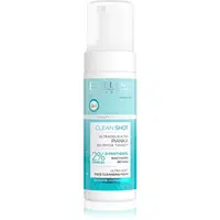 Eveline Cosmetics Clean Shot 2% Panthenol Complex jemná čisticí pěna se zklidňujícím účinkem 150 ml