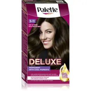 Schwarzkopf Palette Deluxe permanentní barva na vlasy odstín 5-11 Světle popelavě hnědý 1 ks