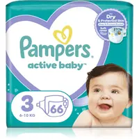 Pampers Active Baby Size 3 jednorázové pleny 6-11 kg 66 ks