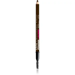 NYX Professional Makeup Powder Louder tužka na obočí s kartáčkem odstín Ash Brown 1 ks