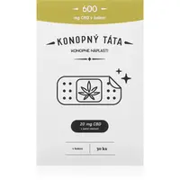 Konopný táta Patches 600 mg CBD hřejivá náplast s CBD 30 ks