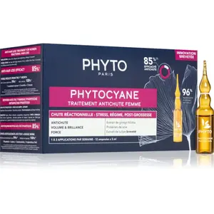 Phyto Phytocyane Women Treatment péče pro podporu růstu a proti vypadávání vlasů 12x5 ml