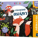 Vyškrabávací obrázky - Zvířátka z lesa - Kvído