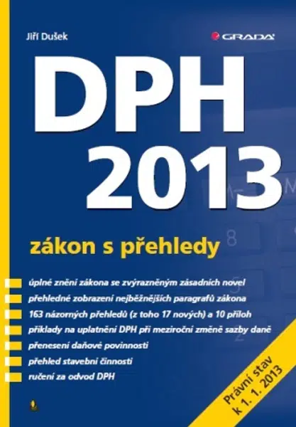 DPH 2013 - zákon s přehledy - Jiří Dušek - e-kniha