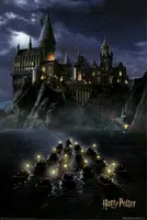 Plakát Harry Potter - Den v Bradavicích