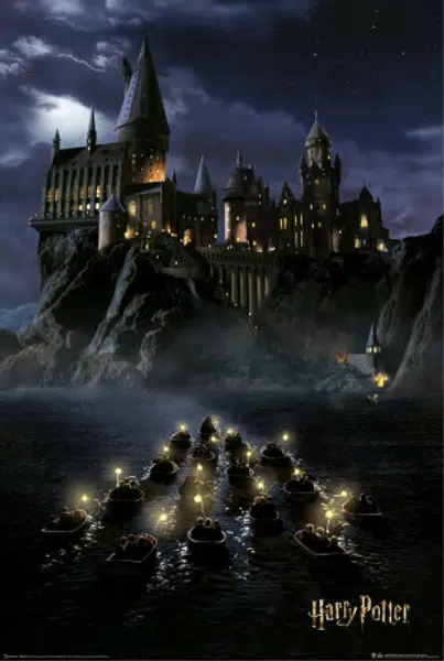 Plakát Harry Potter - Den v Bradavicích