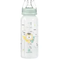 KikkaBoo Kojenecká láhev 3m+ Savanna Mint 240 ml
