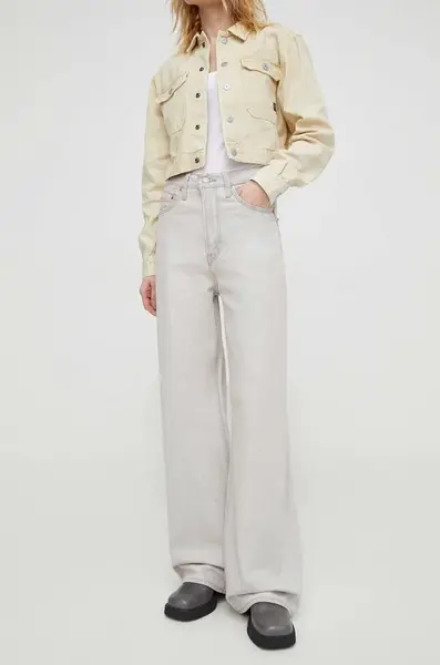 Džíny Levi's RIBCAGE WIDE LEG