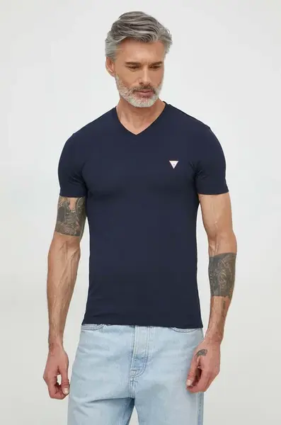 Tričko Guess tmavomodrá barva, M2YI32 J1314