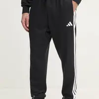 Tepláky adidas Essentials černá barva, s aplikací, JD1881