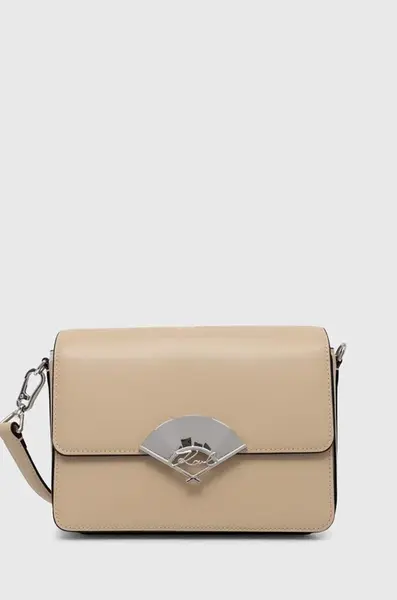 Kožená kabelka Karl Lagerfeld