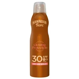 Hawaiian Tropic Glowing Protection SPF30 suchý olej na opalování 180 ml