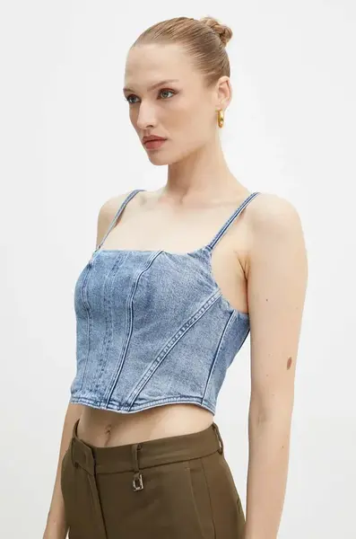 Džínový top MICHAEL Michael Kors