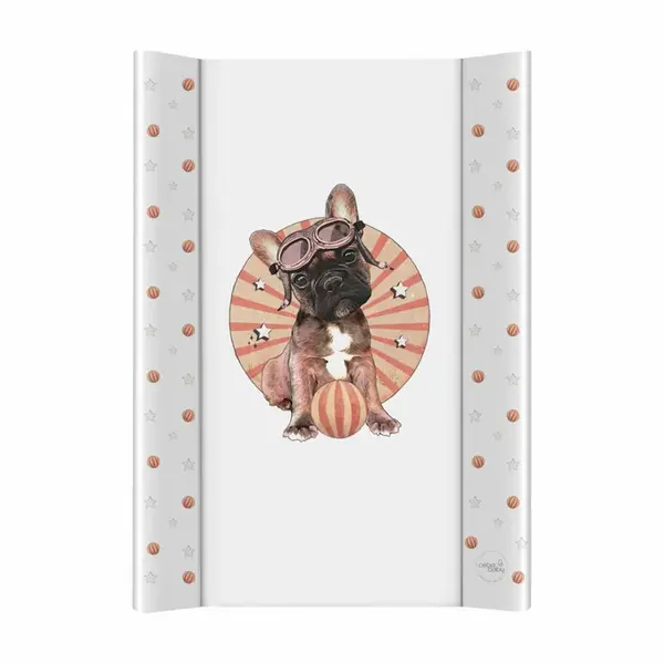 Ceba Podložka přebalovací 2-hranná s pevnou deskou (50x70) Basic Bulldog