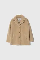Dětský kabát Pepe Jeans béžová barva