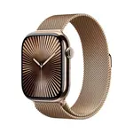 Apple Watch S10 Cellular 46 mm Milanese loop chytré hodinky gold/tit