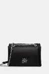 Kožená kabelka Karl Lagerfeld černá barva, A1W30173