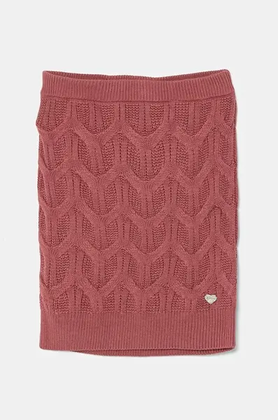 Sukně s příměsí vlny pro děti Guess