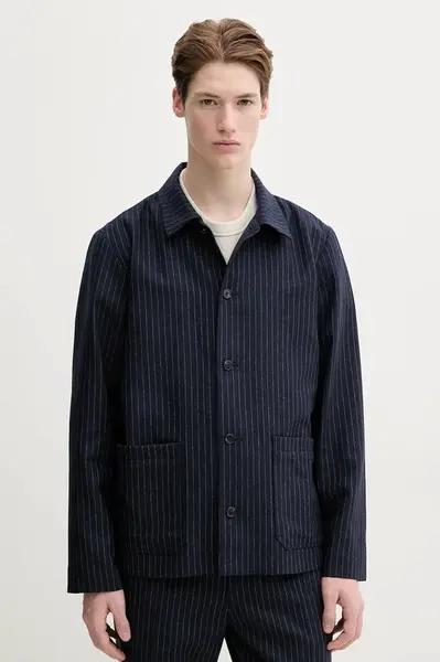 Vlněná bunda A.P.C. veste kerlouan doublee