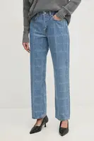 Džíny Pepe Jeans STRAIGHT JEANS HW GLITTER