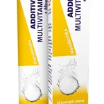 Additiva Multivitamin + Mineral mandarinka 20 šumivých tablet