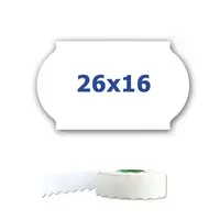 Cenové etikety do kleští, 26mm x 16mm, 700ks, bílé